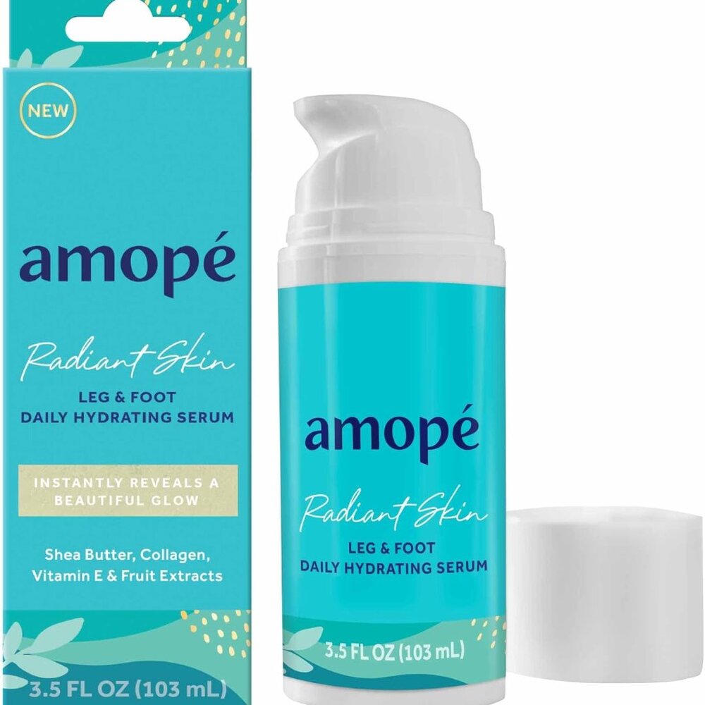 Amope Radiant Skin Leg & Foot Daily Hydrating Serum Feet Cream Moisturizer Vit E